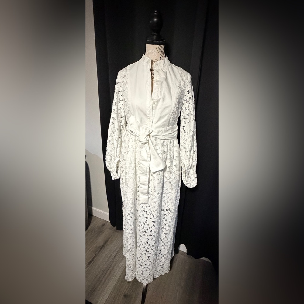 Tuckernuck White Lace Blouse